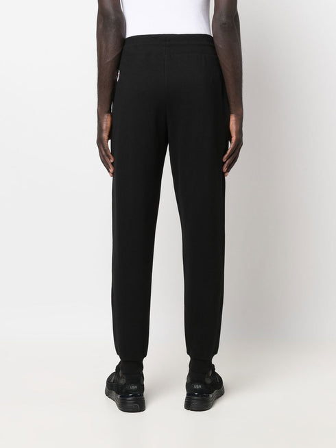 spodnie dresowe z bawełny z naszywką z logo