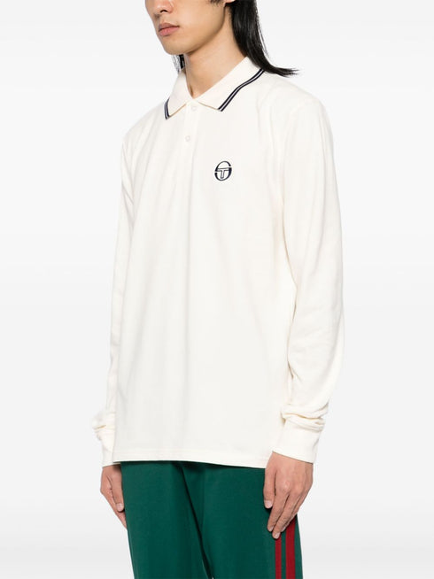 logo-embroidered polo shirt