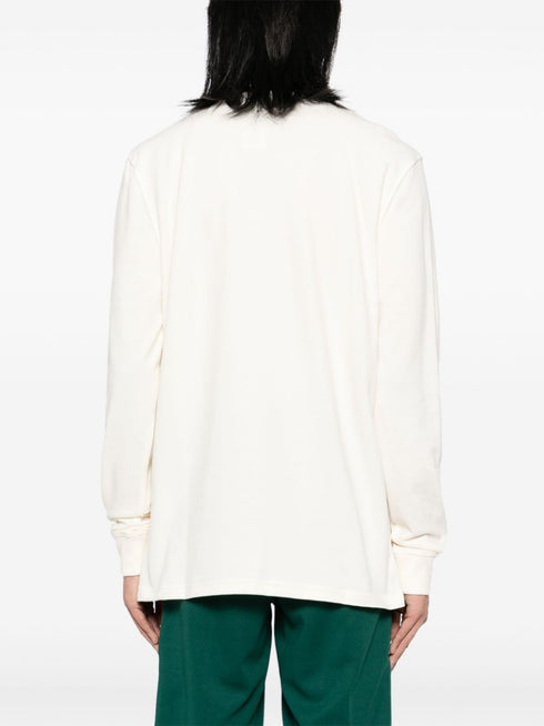 logo-embroidered polo shirt