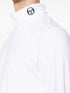logo-embroidered roll-neck jumper