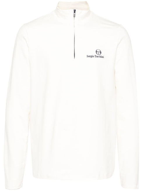 logo embroidery long-sleeves performance T-shirt