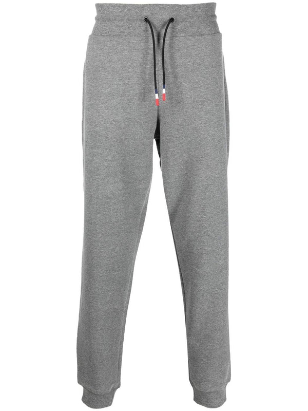 logo-patch cotton track pants