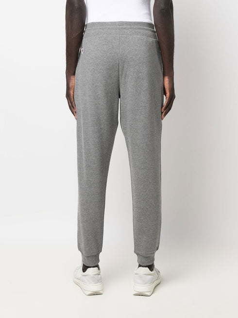 logo-patch cotton track pants