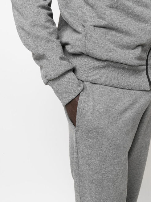 logo-patch cotton track pants