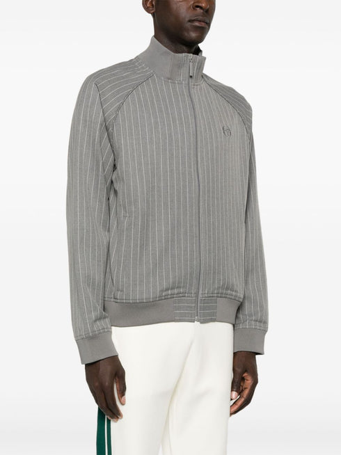 pinstripe sweatshirt