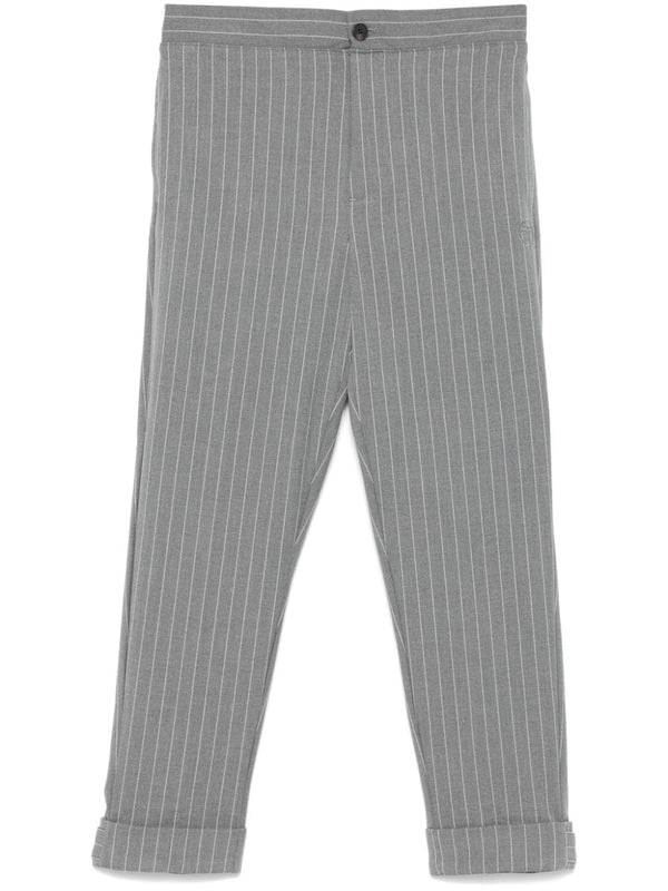 pinstripe trousers
