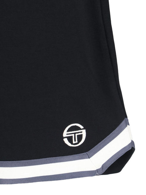 logo-print track shorts
