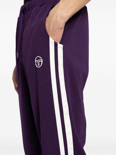 tape detail track pants