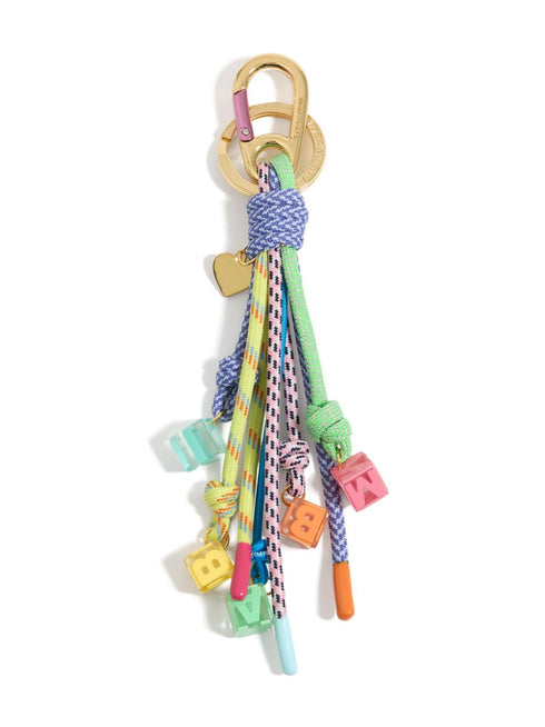 logo-plaque keychain