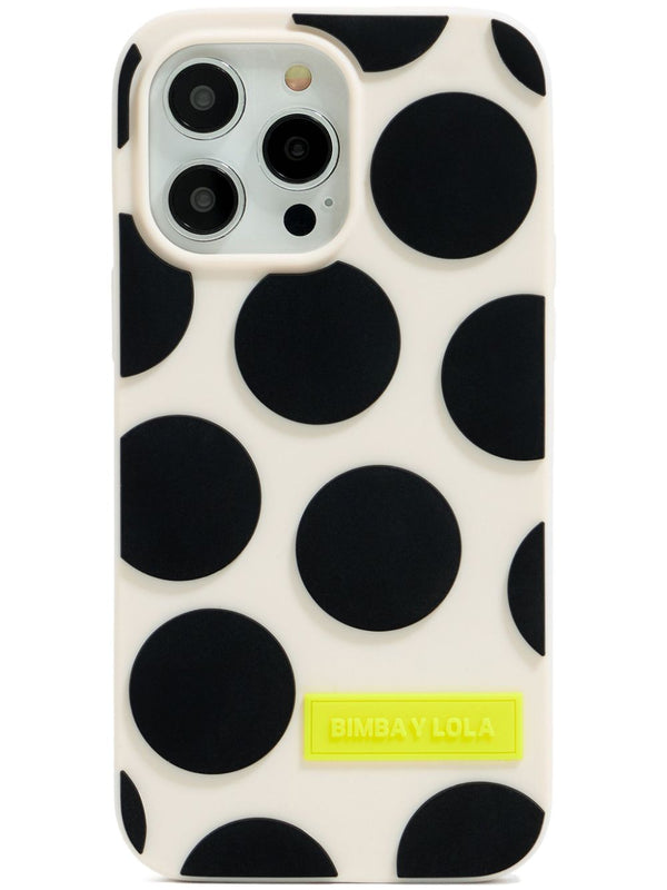 polka-dot iPhone 15 Pro Max case