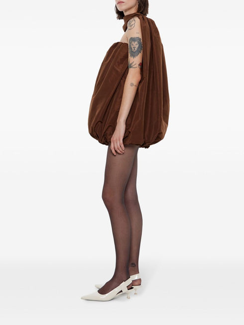 voluminous mini dress