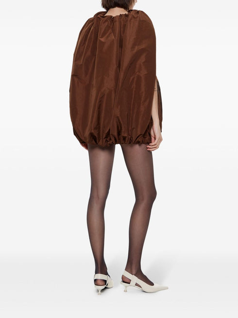 voluminous mini dress