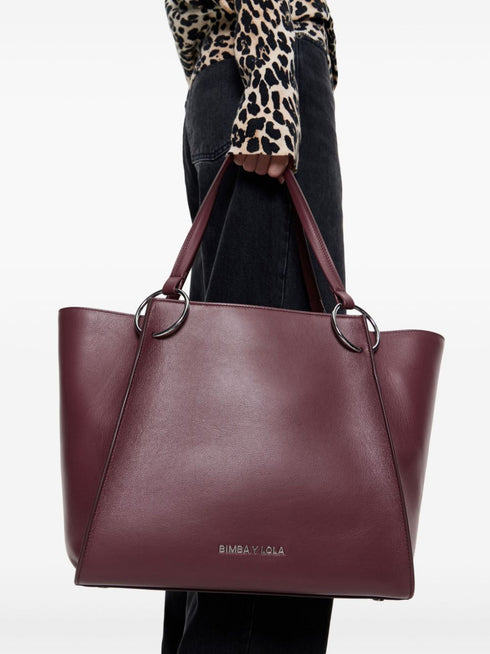 duża skórzana torba typu tote