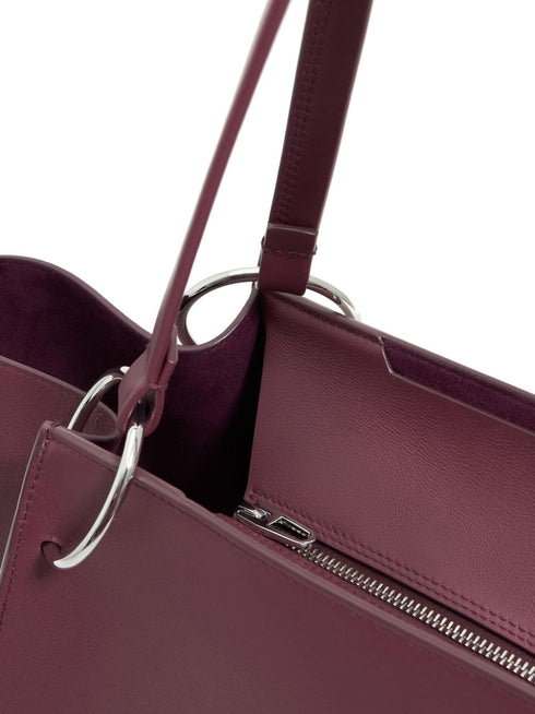 duża skórzana torba typu tote