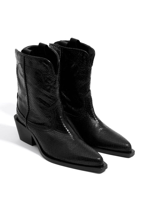 snakeskin cowboy boots