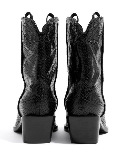 snakeskin cowboy boots