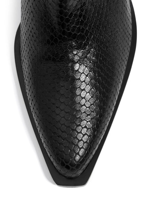 snakeskin cowboy boots