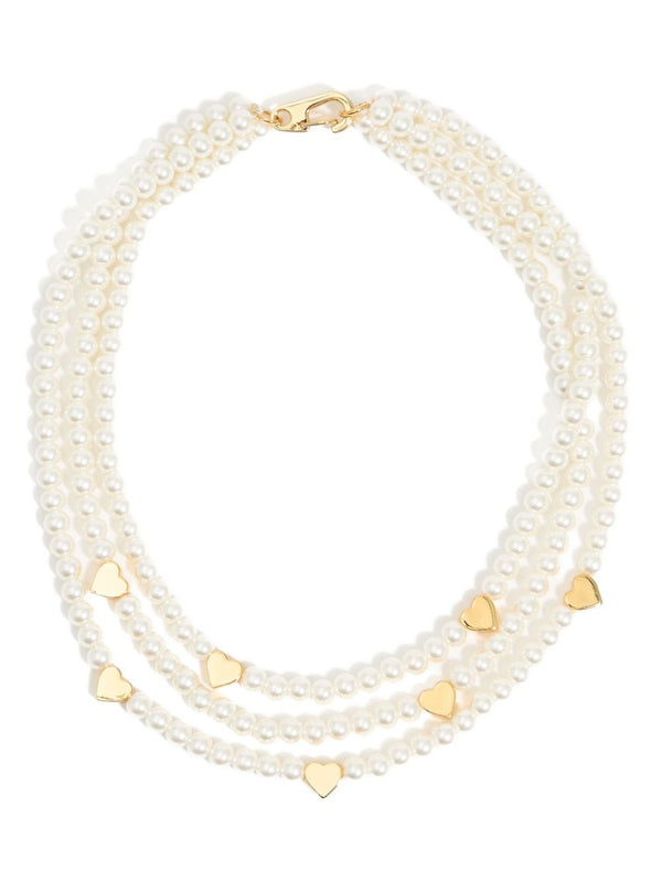 multi-pearl bead necklace