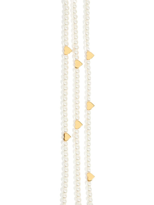 multi-pearl bead necklace