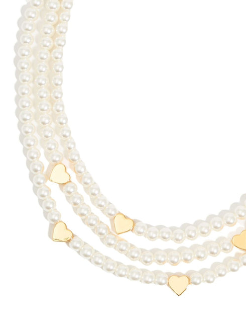 multi-pearl bead necklace