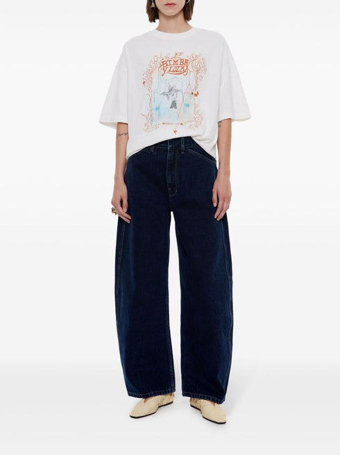 Barrel wide-leg jeans