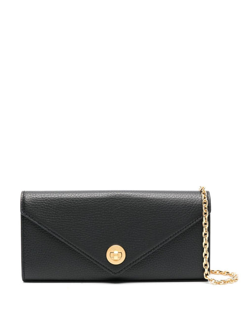 envelope leather clutch bag