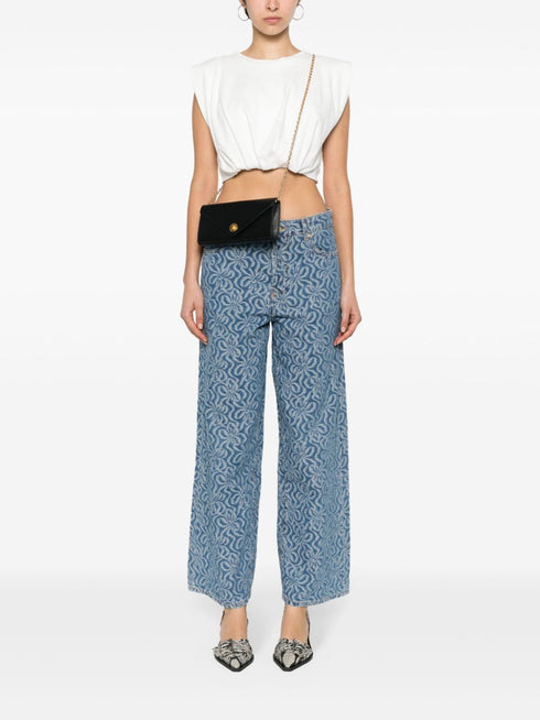 envelope leather clutch bag