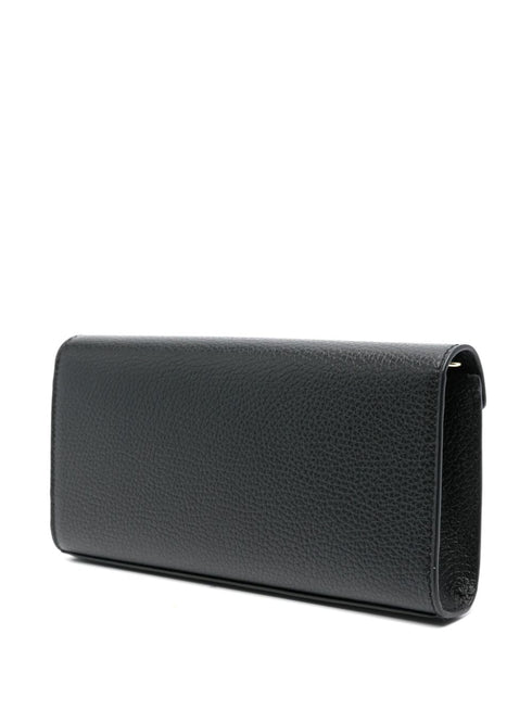envelope leather clutch bag