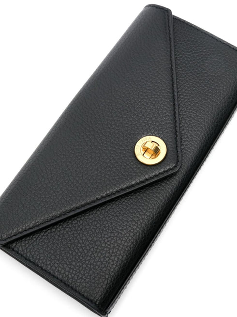 envelope leather clutch bag
