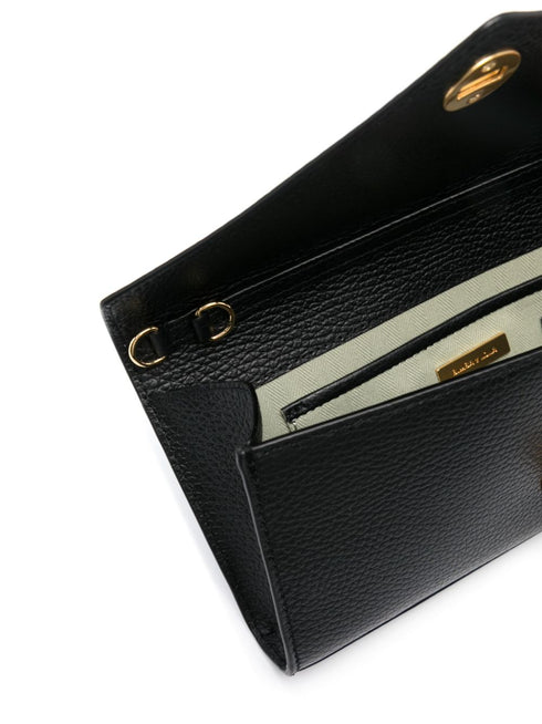 envelope leather clutch bag