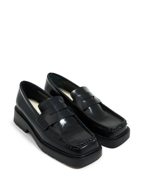 leather loafers