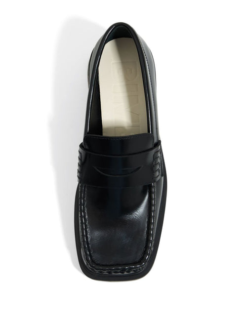 leather loafers
