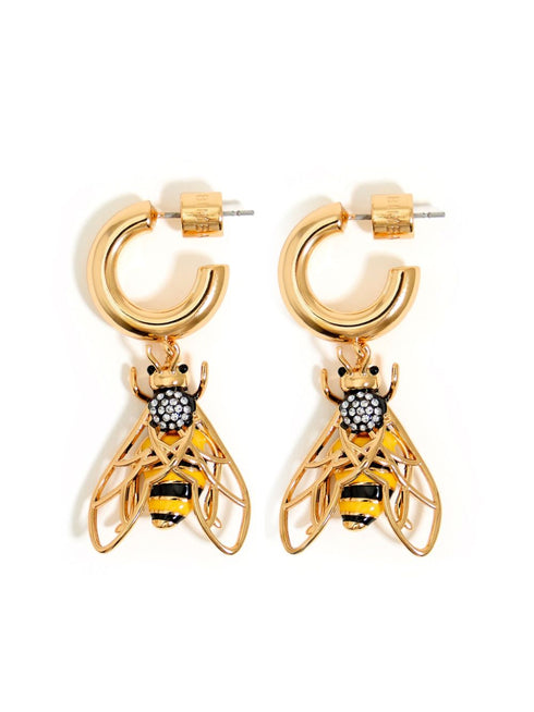 bee pendant earrings