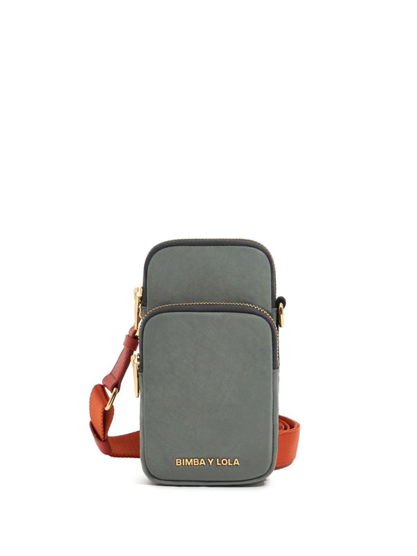 logo-lettering phone pouch