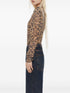 leopard-print T-shirt