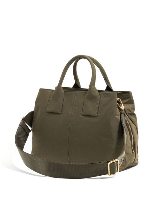 large zip-pocket tote bag