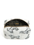 large Greyhound-print makeup bag