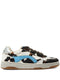 cow-print leather sneakers