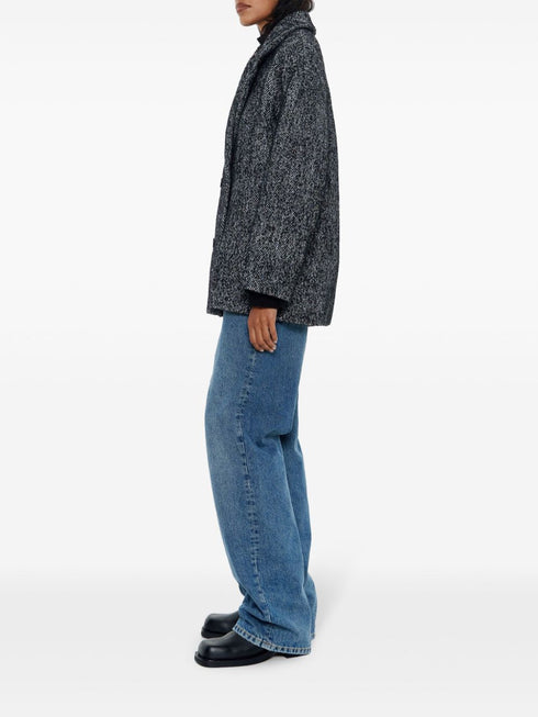 herringbone tailored jacket