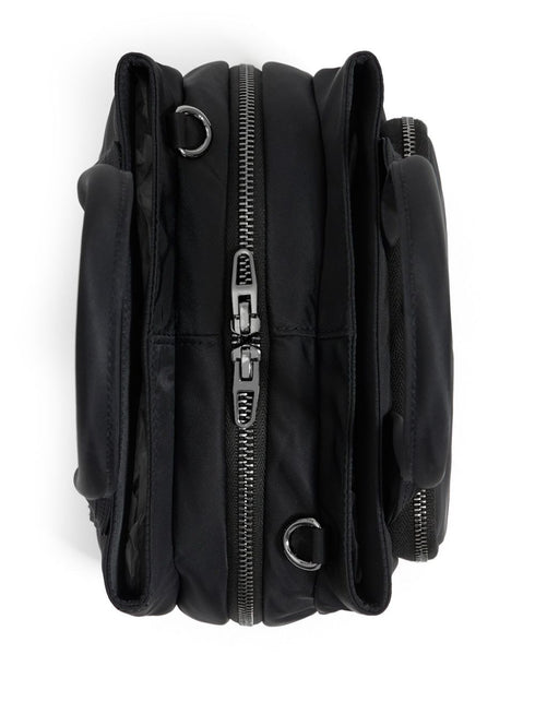 small logo-lettering tote bag