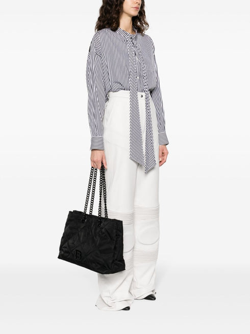 large quilted shoulder bag