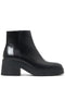 70mm leather ankle boots