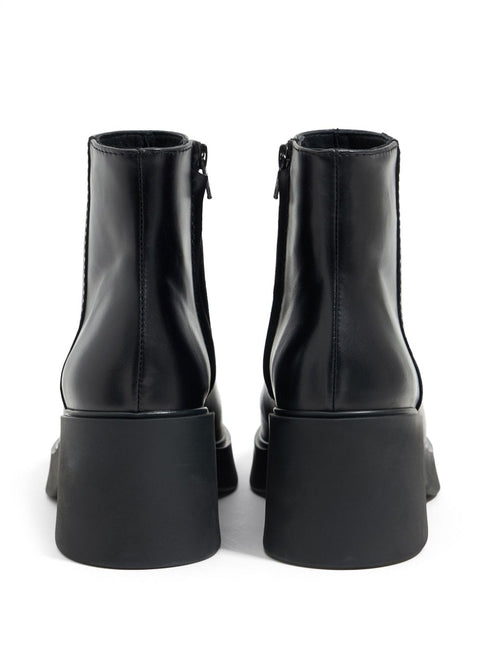 70mm leather ankle boots