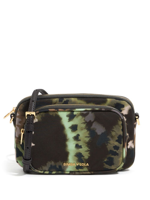 abstract-pattern crossbody bag
