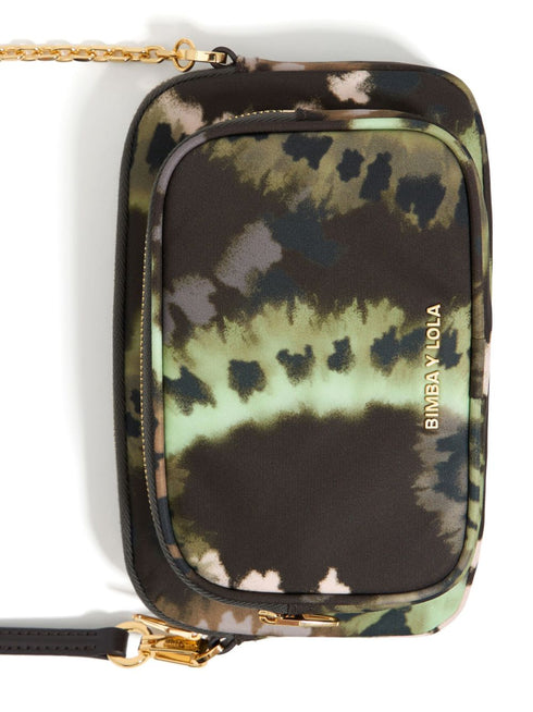 abstract-pattern crossbody bag