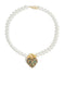 Bimba y Lola Heart-charm Pearl Necklace