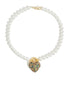 Bimba y Lola Heart-charm Pearl Necklace