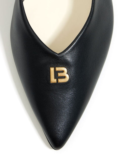 slingback leather ballerina shoes