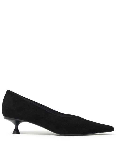 45mm suede pumps