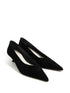 45mm suede pumps